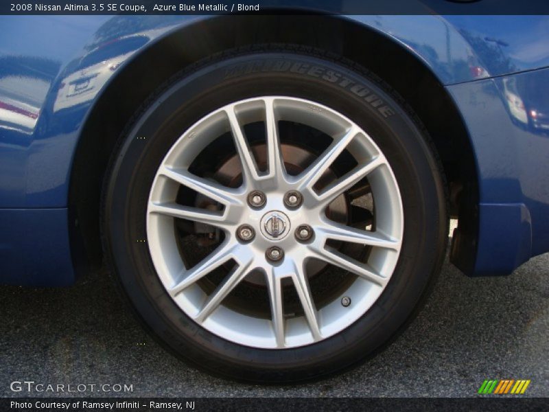 Azure Blue Metallic / Blond 2008 Nissan Altima 3.5 SE Coupe