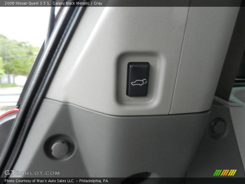 Galaxy Black Metallic / Gray 2008 Nissan Quest 3.5 S