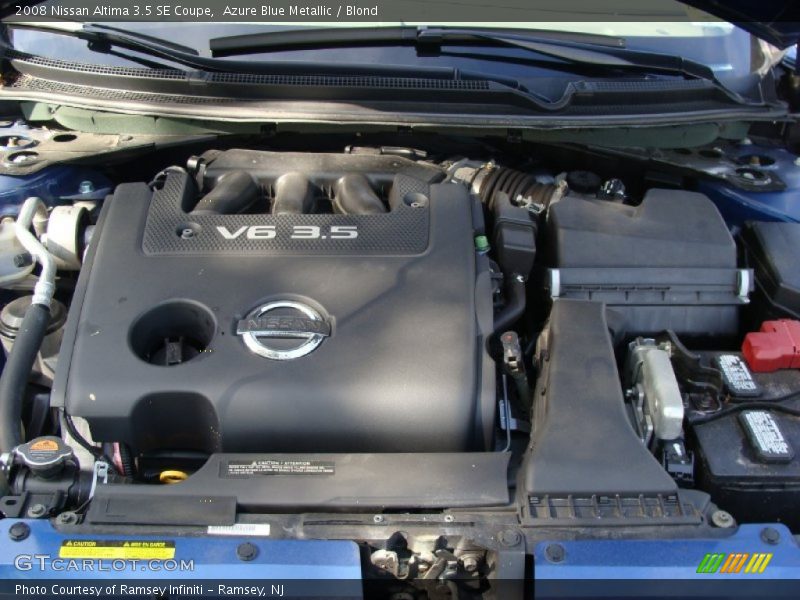 Azure Blue Metallic / Blond 2008 Nissan Altima 3.5 SE Coupe