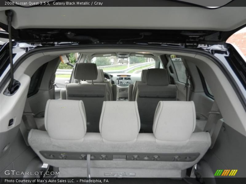 Galaxy Black Metallic / Gray 2008 Nissan Quest 3.5 S