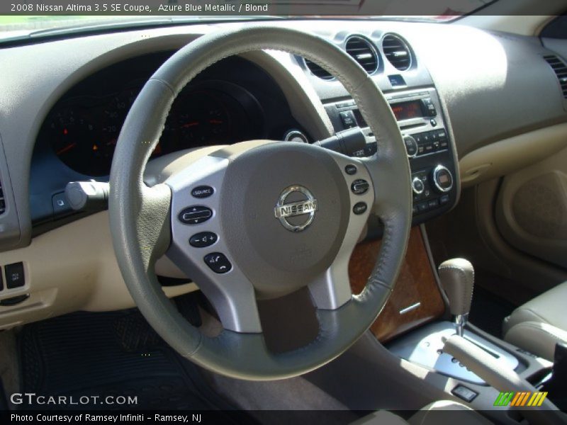 Azure Blue Metallic / Blond 2008 Nissan Altima 3.5 SE Coupe