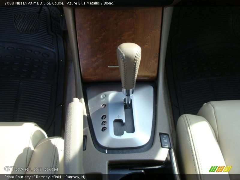 Azure Blue Metallic / Blond 2008 Nissan Altima 3.5 SE Coupe