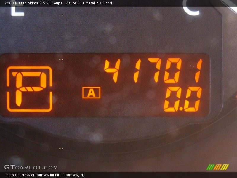 Azure Blue Metallic / Blond 2008 Nissan Altima 3.5 SE Coupe