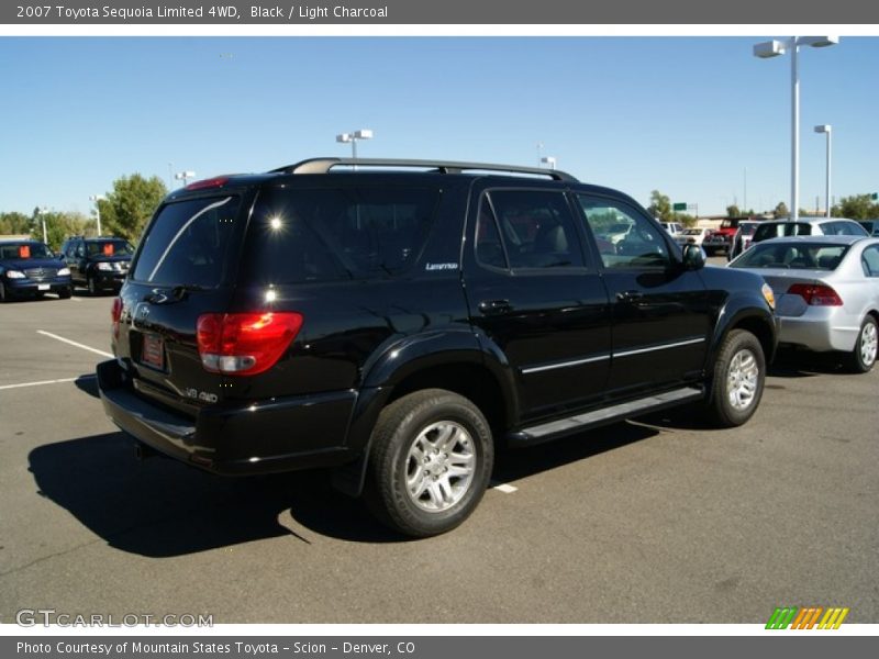 Black / Light Charcoal 2007 Toyota Sequoia Limited 4WD