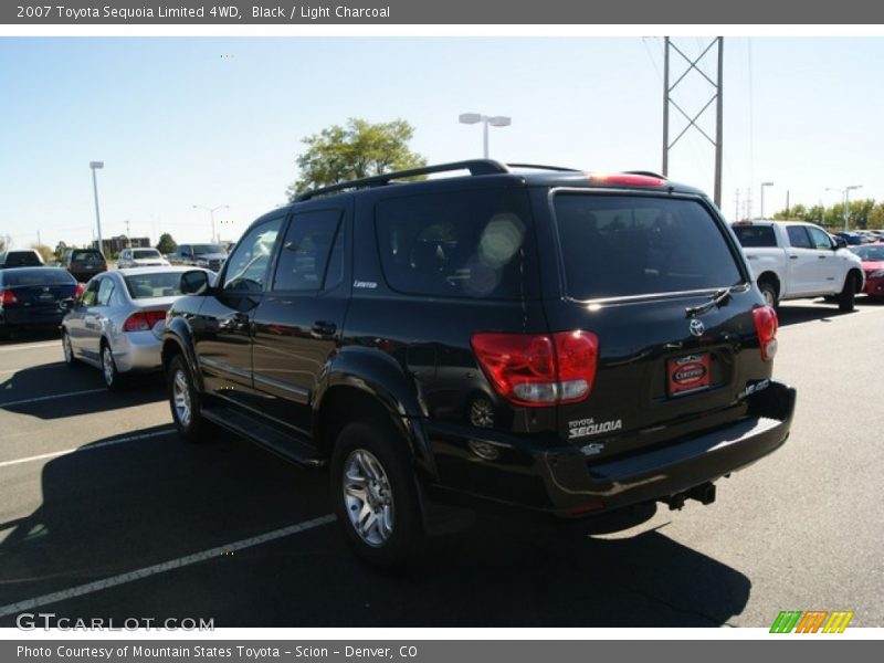 Black / Light Charcoal 2007 Toyota Sequoia Limited 4WD