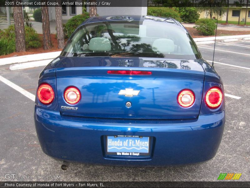 Arrival Blue Metallic / Gray 2005 Chevrolet Cobalt Coupe