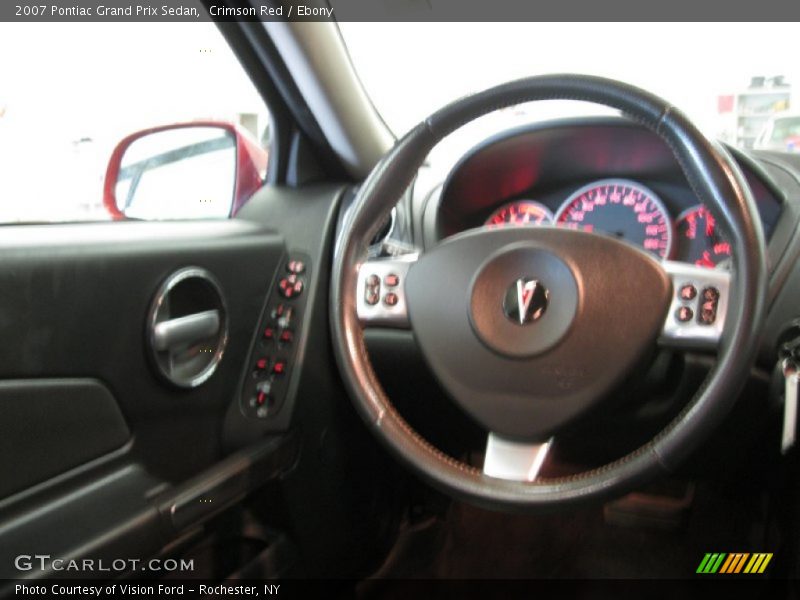 Crimson Red / Ebony 2007 Pontiac Grand Prix Sedan