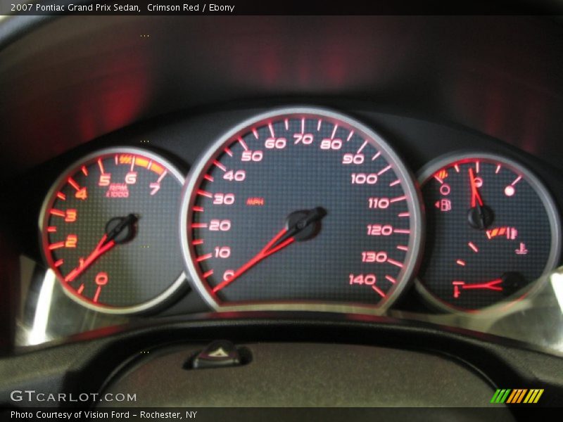 Crimson Red / Ebony 2007 Pontiac Grand Prix Sedan