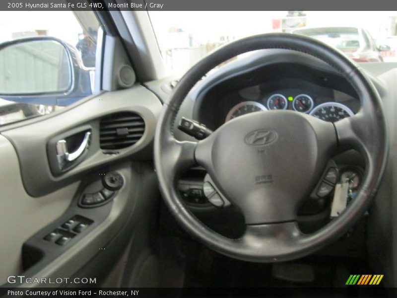 Moonlit Blue / Gray 2005 Hyundai Santa Fe GLS 4WD