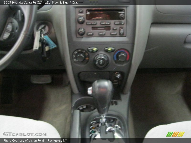 Moonlit Blue / Gray 2005 Hyundai Santa Fe GLS 4WD