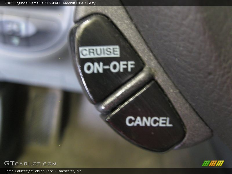 Moonlit Blue / Gray 2005 Hyundai Santa Fe GLS 4WD