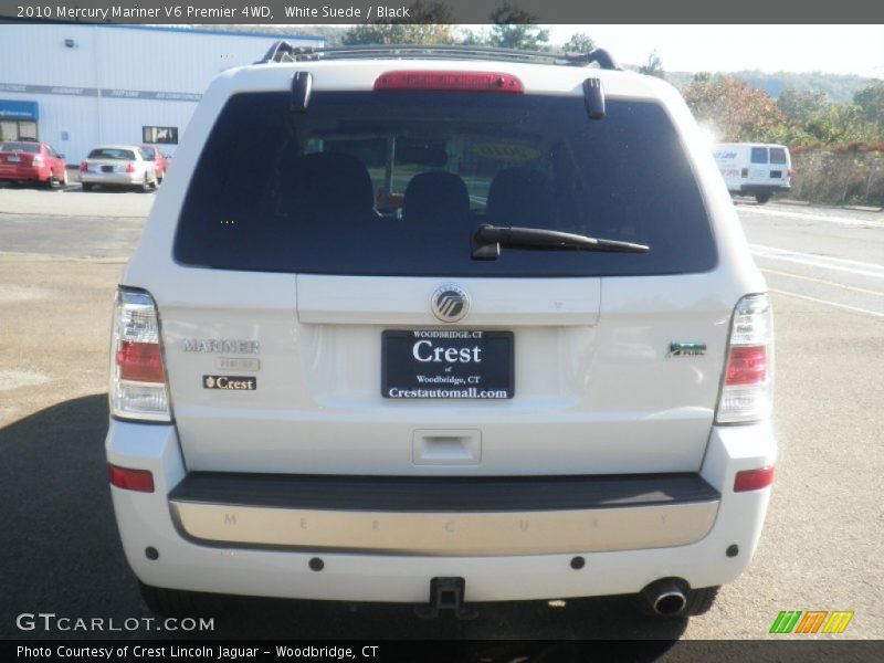 White Suede / Black 2010 Mercury Mariner V6 Premier 4WD