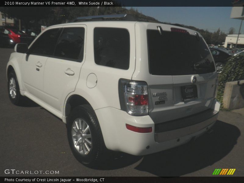 White Suede / Black 2010 Mercury Mariner V6 Premier 4WD