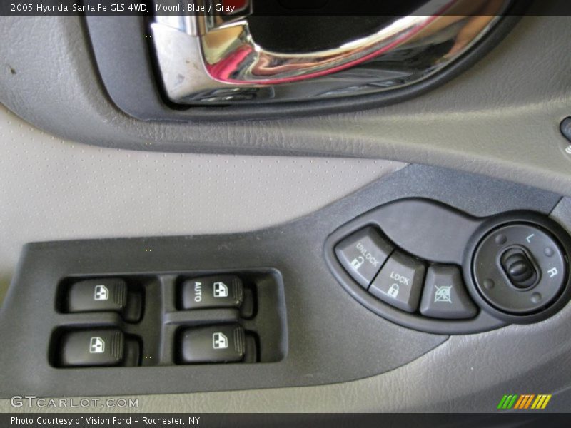 Moonlit Blue / Gray 2005 Hyundai Santa Fe GLS 4WD