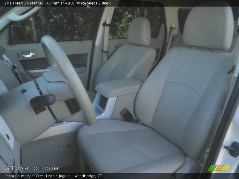 White Suede / Black 2010 Mercury Mariner V6 Premier 4WD