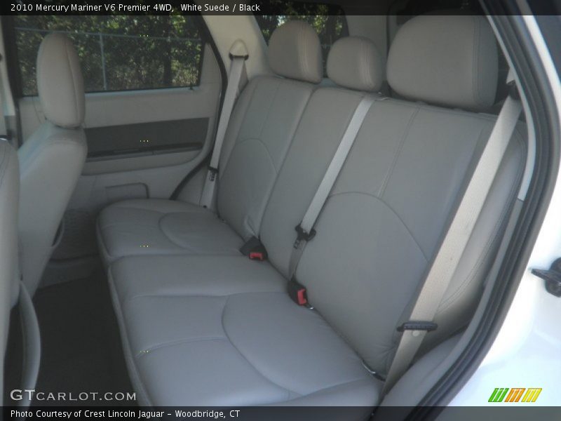 White Suede / Black 2010 Mercury Mariner V6 Premier 4WD