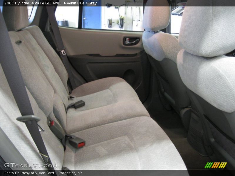 Moonlit Blue / Gray 2005 Hyundai Santa Fe GLS 4WD