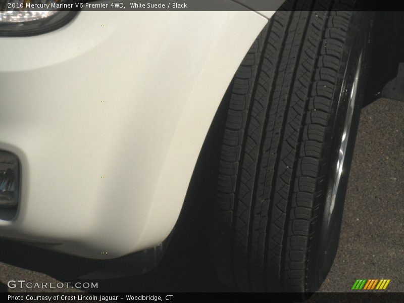 White Suede / Black 2010 Mercury Mariner V6 Premier 4WD