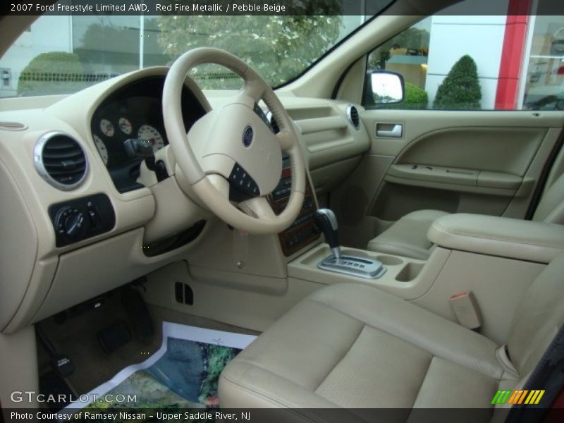  2007 Freestyle Limited AWD Pebble Beige Interior