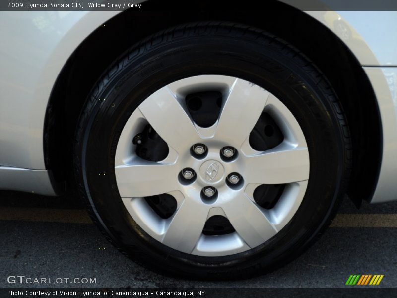 Willow Gray / Gray 2009 Hyundai Sonata GLS