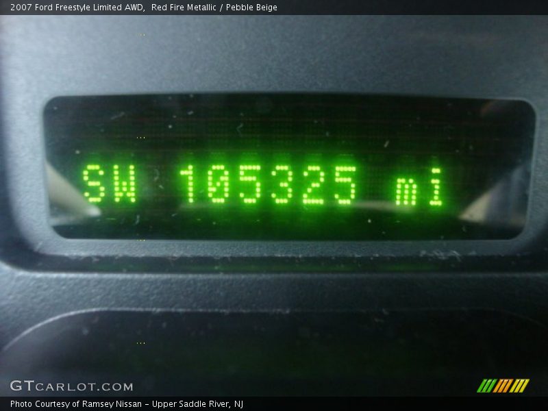 Red Fire Metallic / Pebble Beige 2007 Ford Freestyle Limited AWD