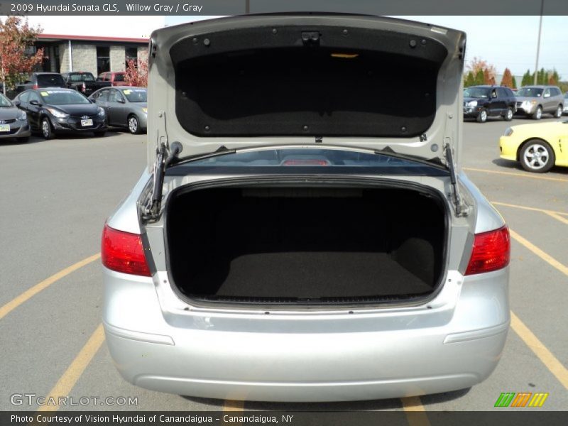 Willow Gray / Gray 2009 Hyundai Sonata GLS