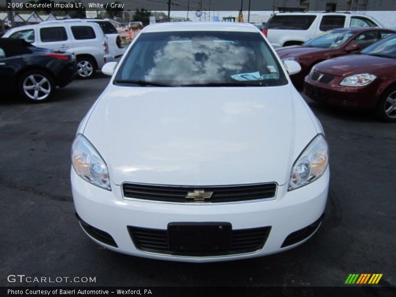 White / Gray 2006 Chevrolet Impala LT
