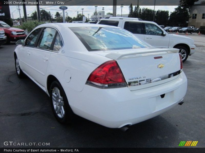White / Gray 2006 Chevrolet Impala LT