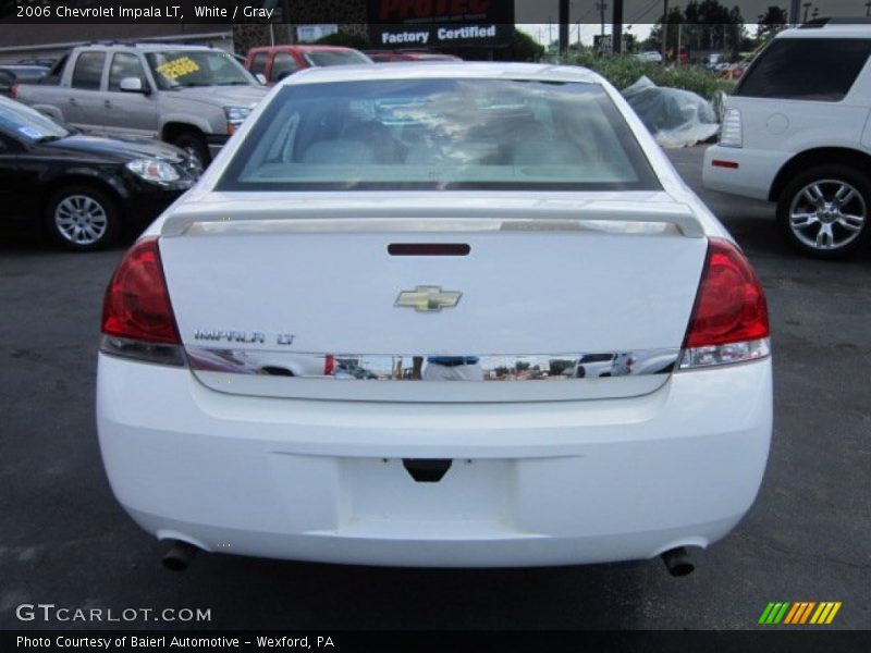 White / Gray 2006 Chevrolet Impala LT