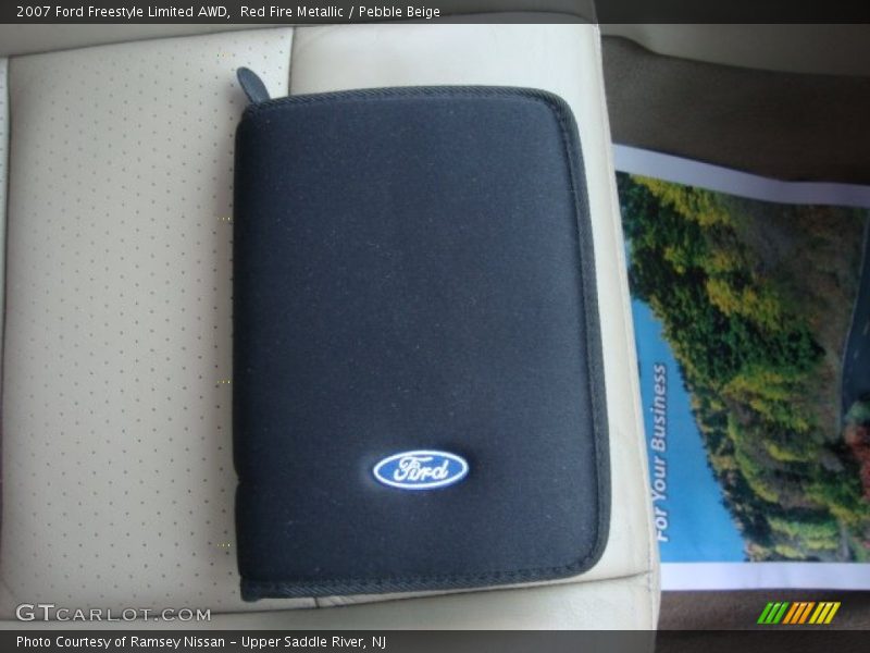 Red Fire Metallic / Pebble Beige 2007 Ford Freestyle Limited AWD