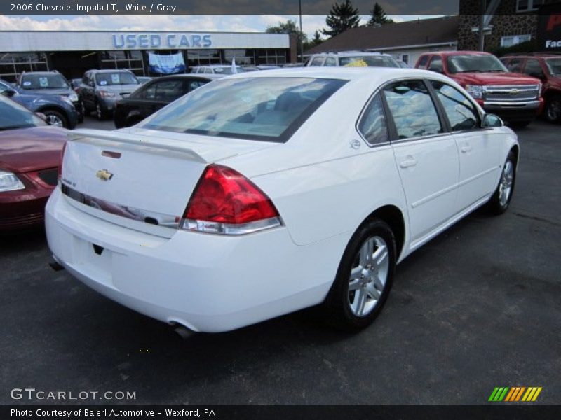 White / Gray 2006 Chevrolet Impala LT