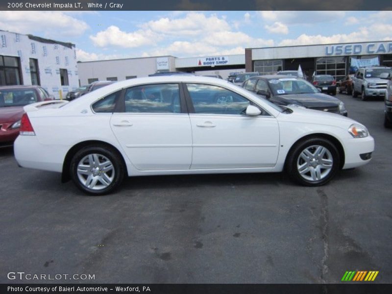 White / Gray 2006 Chevrolet Impala LT