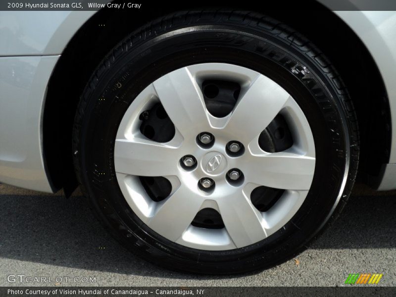 Willow Gray / Gray 2009 Hyundai Sonata GLS