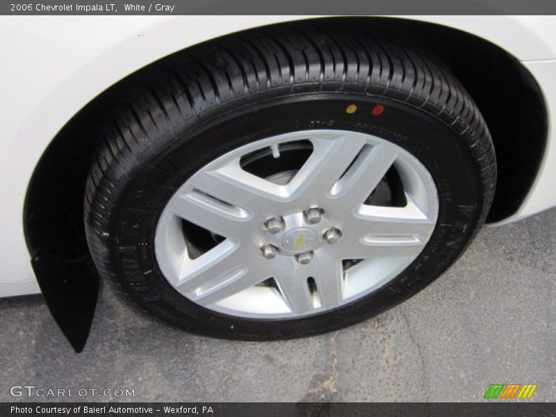 White / Gray 2006 Chevrolet Impala LT