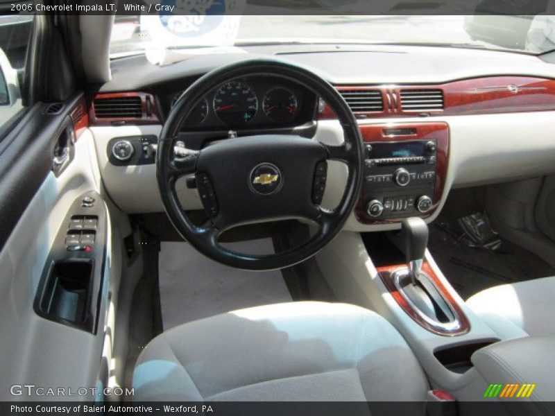 White / Gray 2006 Chevrolet Impala LT