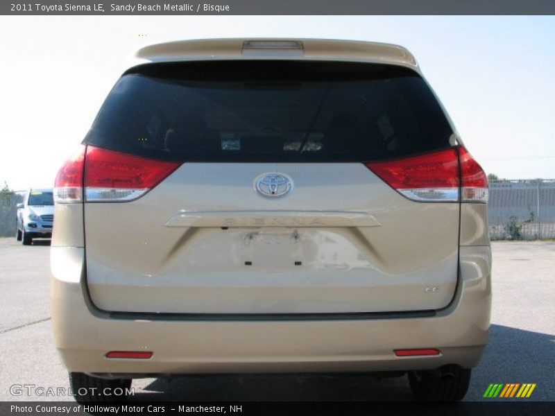 Sandy Beach Metallic / Bisque 2011 Toyota Sienna LE