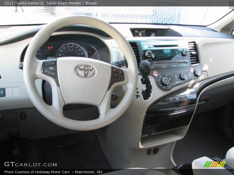 Sandy Beach Metallic / Bisque 2011 Toyota Sienna LE