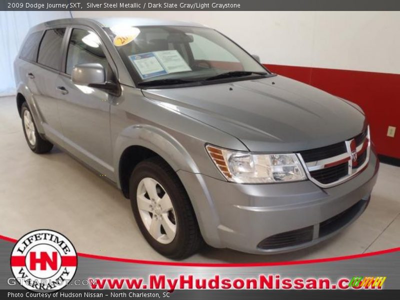 Silver Steel Metallic / Dark Slate Gray/Light Graystone 2009 Dodge Journey SXT