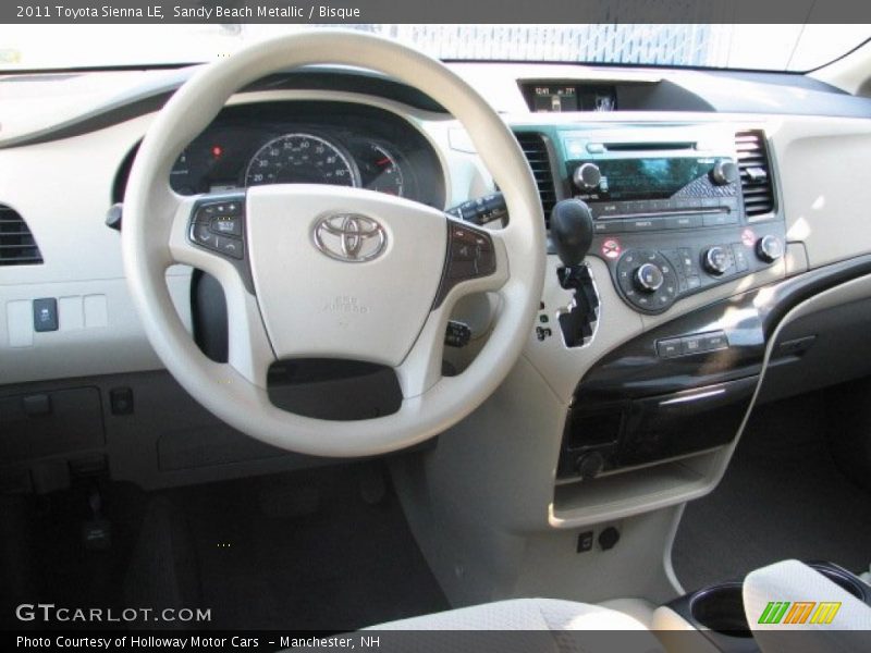 Sandy Beach Metallic / Bisque 2011 Toyota Sienna LE