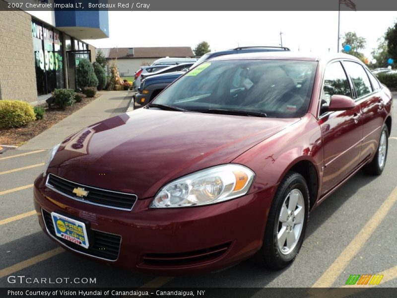 Bordeaux Red / Gray 2007 Chevrolet Impala LT