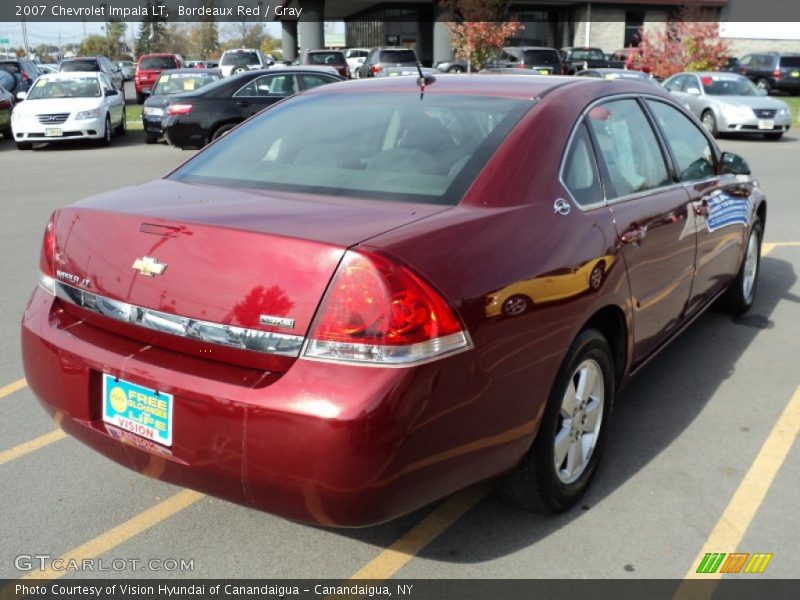 Bordeaux Red / Gray 2007 Chevrolet Impala LT
