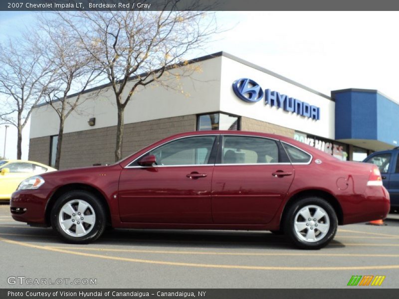 Bordeaux Red / Gray 2007 Chevrolet Impala LT
