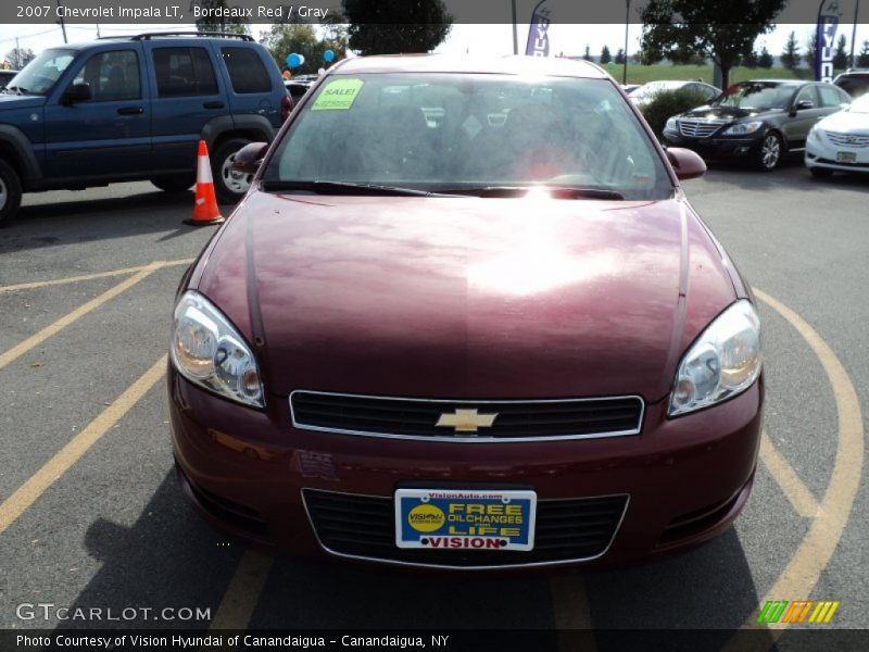 Bordeaux Red / Gray 2007 Chevrolet Impala LT