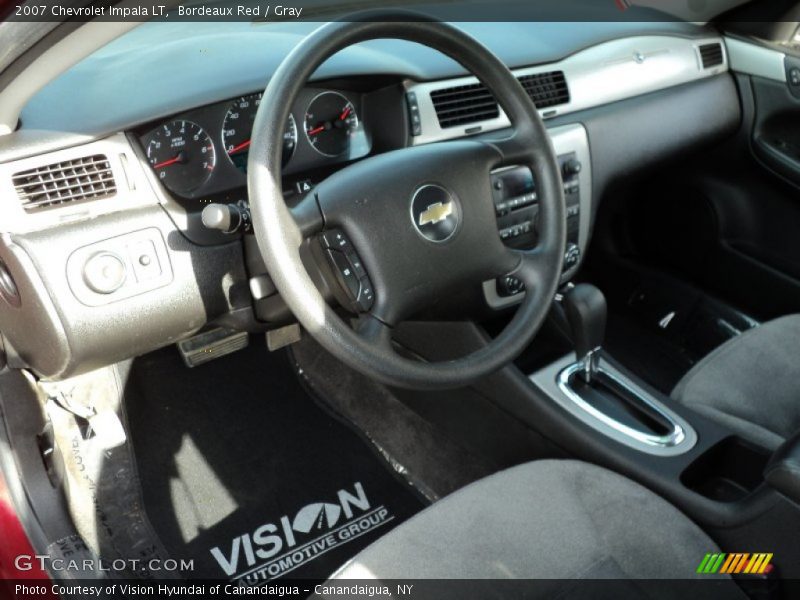 Bordeaux Red / Gray 2007 Chevrolet Impala LT