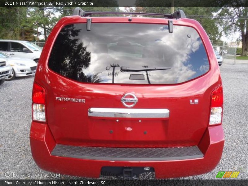 Red Brick / Graphite 2011 Nissan Pathfinder LE