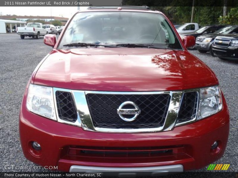 Red Brick / Graphite 2011 Nissan Pathfinder LE