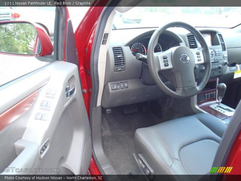 Red Brick / Graphite 2011 Nissan Pathfinder LE