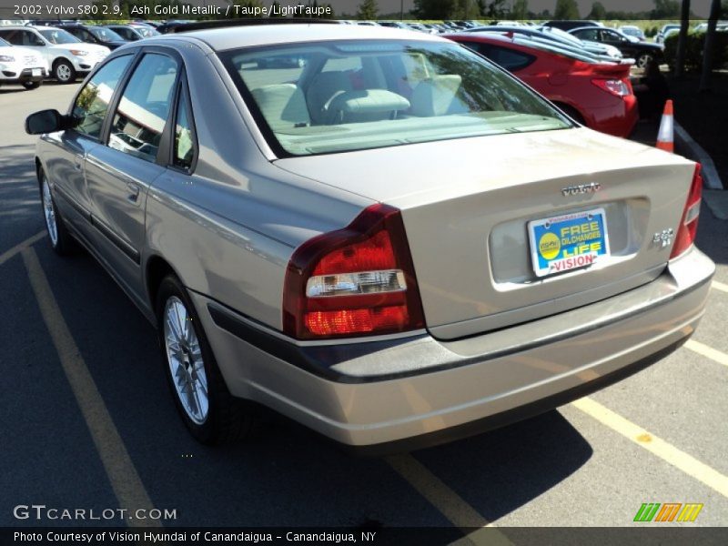 Ash Gold Metallic / Taupe/LightTaupe 2002 Volvo S80 2.9