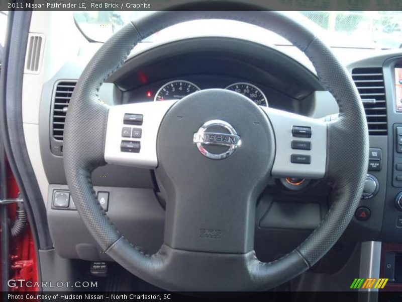Red Brick / Graphite 2011 Nissan Pathfinder LE