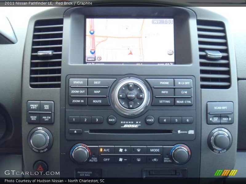 Red Brick / Graphite 2011 Nissan Pathfinder LE